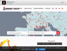 Tablet Screenshot of monument-tracker.com